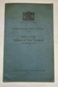 Underground and Main Line Railways London Plan. Report to the Ministry of War Transport, dated