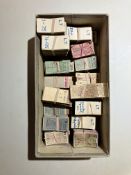 A large quantity of London Transport bus and trolleybus tickets sorted into route number blocks -
