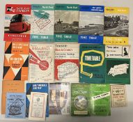 South East area timetable books (33) and leaflets (22). Operators include Maidstone & District, BATS
