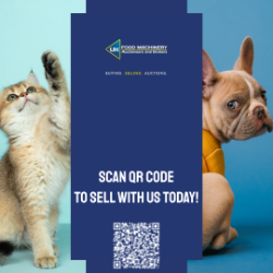 DUE TO THE RESTRUCTURE OF A PET FOOD COMPANY WE OFFER FOR SALE THEIR ASSETS