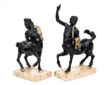 Pair of Furietti Centaurs in bronze