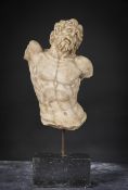 Torso in marble of Laocoon