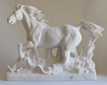 Running horse