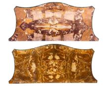 Pair of marble tops