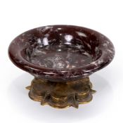 Centerpiece in African marble