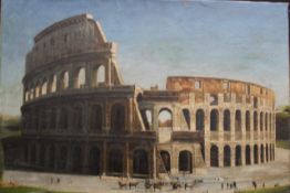 Oil painting on canvas, Colosseum