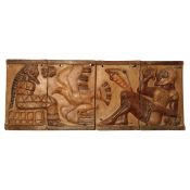 Terracotta relief