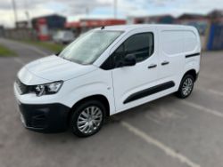 2019 69 PEUGEOT PARTNER PROFESSIONAL L1 BHDI PANEL VAN - 69K MILES - 3 SEATS - AIR CON