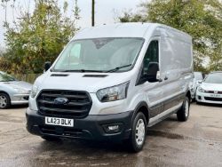 2023 (23) FORD TRANSIT 2.0 ECOBLUE HYBRID 130PS H2 TREND PANEL VAN- 1 OWNER- 34K MILES