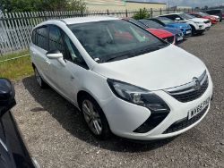 2015 65 VAUXHALL ZAFIRA TOURER SRI 1.4 TURBO - 45K MILES - EXHAUST IS BLOWING BADLY - EML LIGHT ON