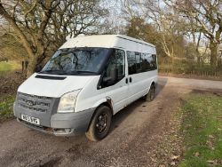 2013 13 FORD TRANSIT 135 T350 RWD MINIBUS - 111K MILES - 1 KEY