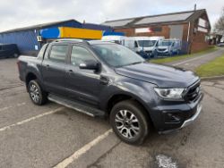 2021 21 FORD RANGER WILDTRAK ECOBLUE 4X4 PICK UP - 118K MILES - ALLOY WHEELS - LEATHER SEATS