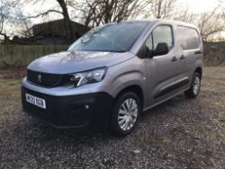 2020 20 PEUGEOT PARTNER PROFESSIONAL L1 BHDI PANEL VAN - 91K MILES - 2 KEYS