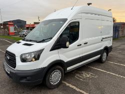 2018 67 FORD TRANSIT 350 PANEL VAN - 93K MILES - EURO 6 - INTERNAL RACKING- EX BT