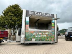 2014 WILKINSON MOBILE CATERING SINGLE AXLE TRAILER - REAR LED LIGHTS