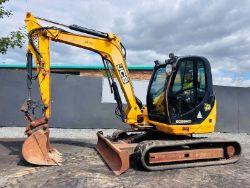 JCB 8085 ECO EXCAVATOR*YEAR 2012*C/W BUCKET*