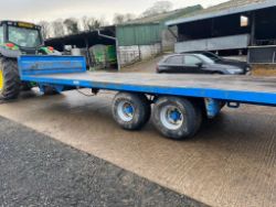 2017 STEWART 22FT 8 TONS BALE TRAILER