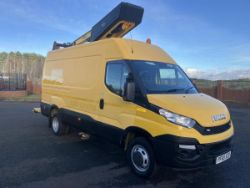 2016 65 PLATE IVECO DAILY 50-15 CHERRY PICKER VERSALIFT EX COUNCIL