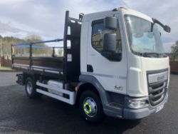 2017 67 PLATE DAF LF 45.150 7.5 TON TIPPER - 72K MILES - TOW BAR - EX BT