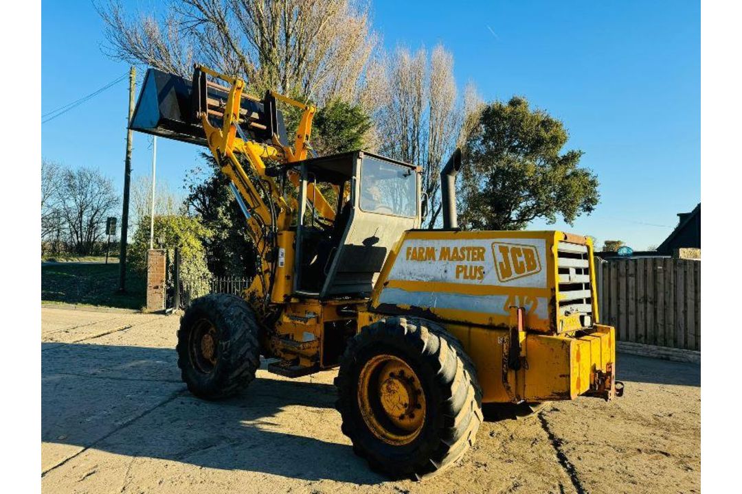 JCB 412 4WD LOADING SHOVEL C/W PERKINS ENGINE & BRAND NEW BUCKET - 10825 HOURS - Image 10 of 16