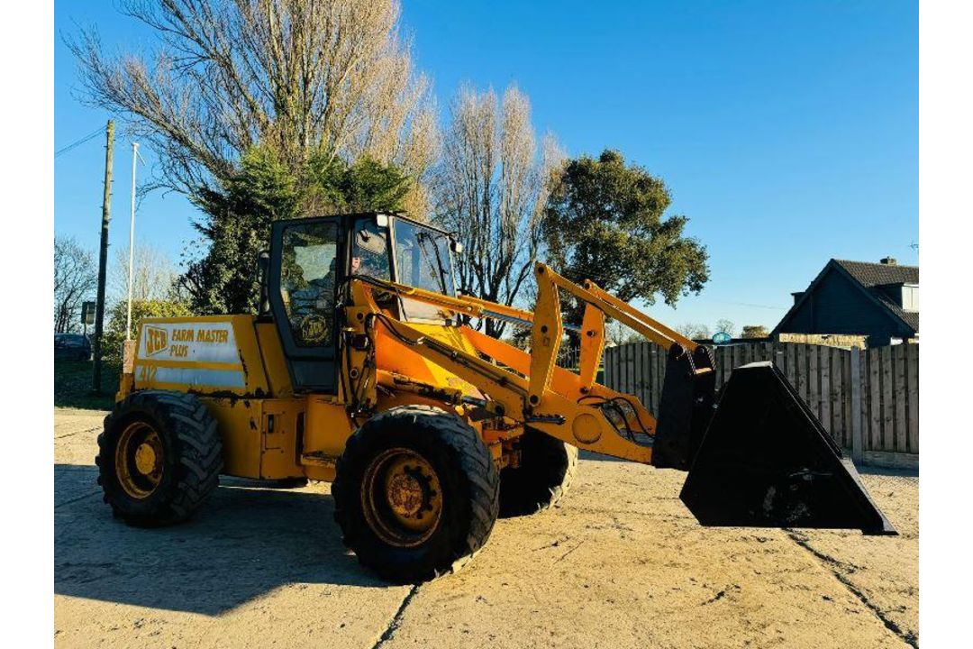 JCB 412 4WD LOADING SHOVEL C/W PERKINS ENGINE & BRAND NEW BUCKET - 10825 HOURS - Image 8 of 16