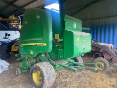 2010 JOHN DEERE 854 MAXI CUT ROUND BALER - 27000 BALE COUNT