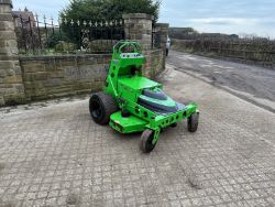 2018 MEAN-GREEN STALKER 48 ZERO TURN STAND ON MOWER - DRIVES AND WORKS - 83 HOURS