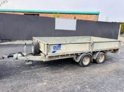 IFOR WILLIAMS 14FT 6 TWIN AXLE TRAILER *C/W SIDES AND RAMP*YEAR 2020*?