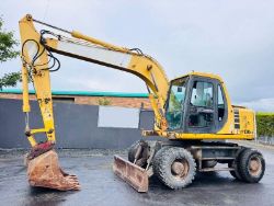 KOMATSU PW130ES 4WD WHEELED EXCAVATOR *C/W BUCKET*9168 HOURS*
