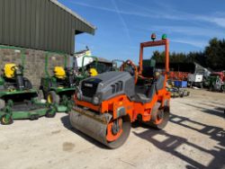2018 HAMM HD12VV 1200MM TWIN DRUM VIBRATING ROLLER - 1303 HOURS