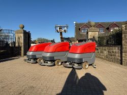 HAKO HAKOMATIC B650/07 WALK BEHIND F/R YARD SWEEPER SCRUBBERS