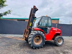 MANITOU M26-4 TURBO 4X4 ROUGH TERRAIN FORKLIFT*C/W PALLET TINES*