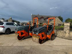 2015 HAMM HD8VV 800MM TWIN DRUM VIBRATING ROLLER