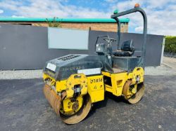 1999 BOMAG BW120AD-3 DOUBLE DRUM VIBRATING ROLLER - C/W ROLL BAR