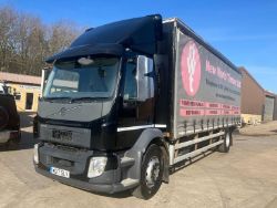 2017 17 VOLVO FL 18 TON CURTAIN SIDE HCV - 462K KM - EURO 6 - AIR CON