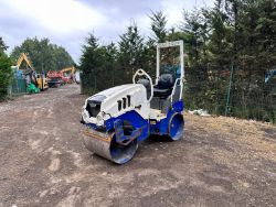 2015 HAMM HD8VV 800MM TWIN DRUM VIBRATING ROLLER - 750 HOURS