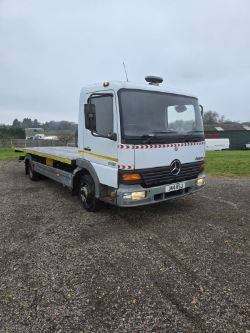 2001 MERCEDES ATEGO FLAT BED RECOVERY - 246574 KMS