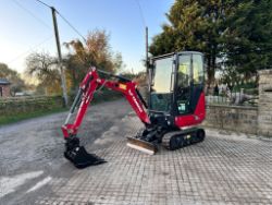 2023 YANMAR SV15VT MINI EXCAVATOR WITH NEW HANER 600MM RIDDLE BUCKET- 133 HOURS