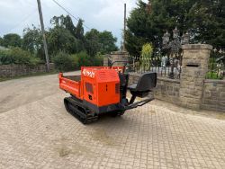 KUBOTA KC120 1.2 TON DIESEL RUBBER TRACKED DUMPER