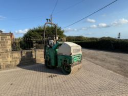 TEREX TV800-1 800MM DIESEL TWIN DRUM VIBRATING ROLLER - 1324 HOURS