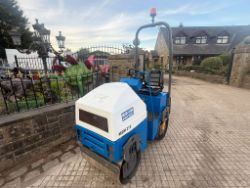 TEREX TV800 RIDE ON TWIN DRUM VIBRATING ROLLER