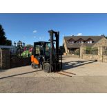 2018 DOOSAN D33S-7 3 TON DIESEL FORKLIFT - RUNS AND DRIVES - 4970 HOURS