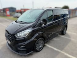 2023 23 FORD TRANSIT CUSTOM MSRT CREW CAB VAN - 43K MILES - 2 KEYS - AIR CON - 6 SEATS