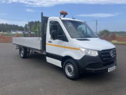 2021 21 MERCEDES-BENZ SPRINTER 314 PROGRESSIVE CDI DROP SIDE VAN - 123K MILES - TOW BAR