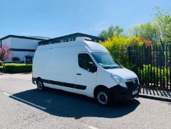2019 VAUXHALL MOVANO 2.3 CDTI DIESEL 129BHP L3H3 F3500 LWB VAN - 126K MILES - NO VAT