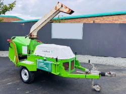 GREEN MECH CM170 TOWABLE WOOD CHIPPER *C/W ISUZU ENGINE*