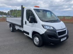 2021 71 PEUGEOT BOXER 335 L4 BLUEHDI DROP SIDE VAN - 140K MILES - AIR CON