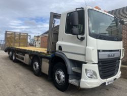 2017 DAF CF 85 8x2 BEAVER TAIL PLANT LORRY EURO 6 *394K KM*