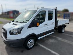 2016 66 FORD TRANSIT 350 CREW CAB TIPPER VAN - 67K MILES - EURO 6 - 1 KEY