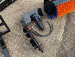NEW/UNUSED SKIDSTEER POSTHOLE BORER